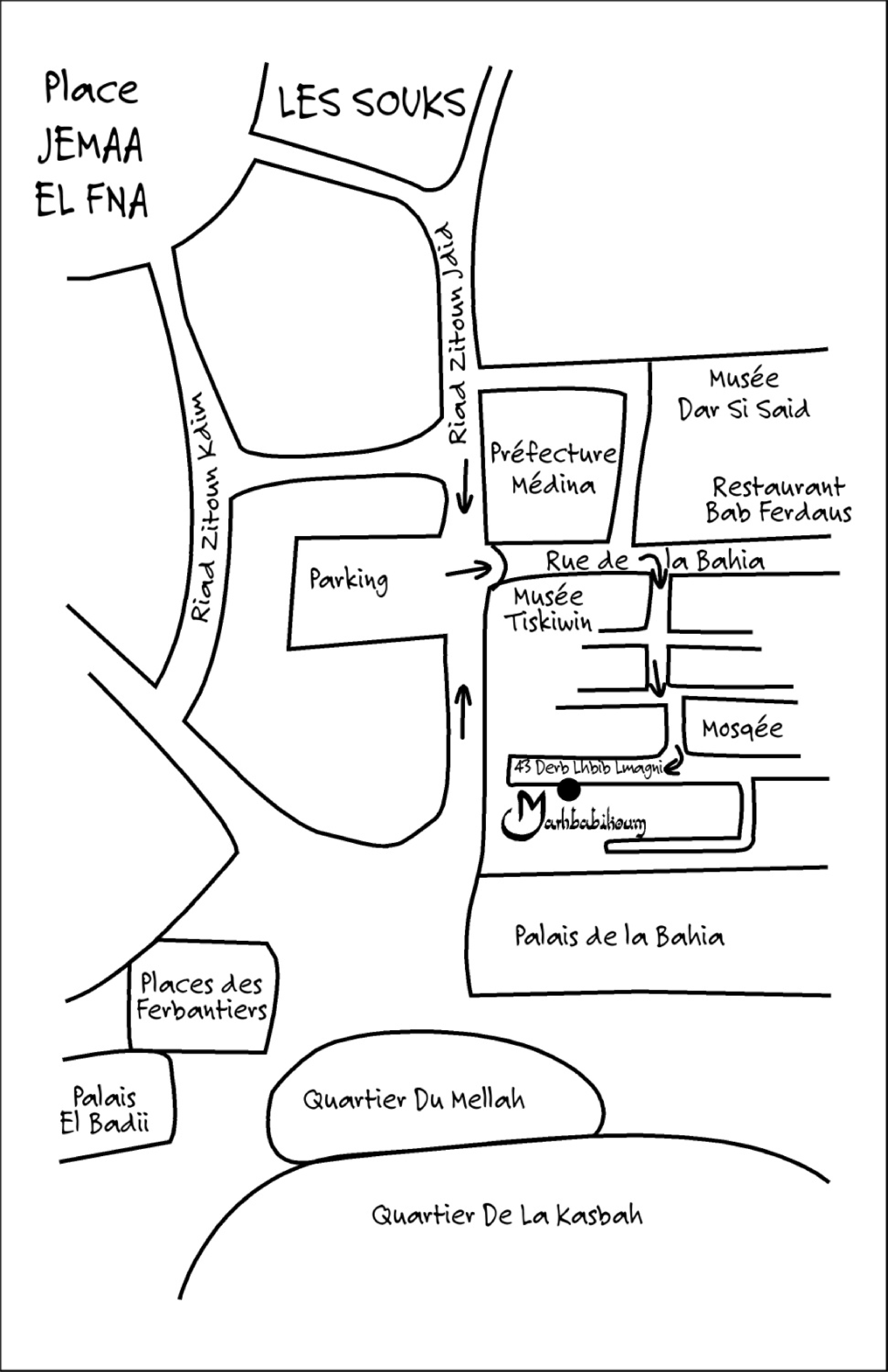 central-location-of-riad-marhbabikoum-in-marrakech